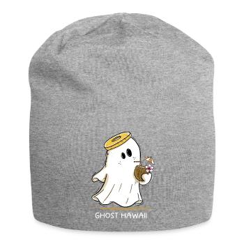 Ghost Hawaii Gespenst Sommer Urlaub Humor Motiv - Jersey-Beanie - Grau meliert - Vorne