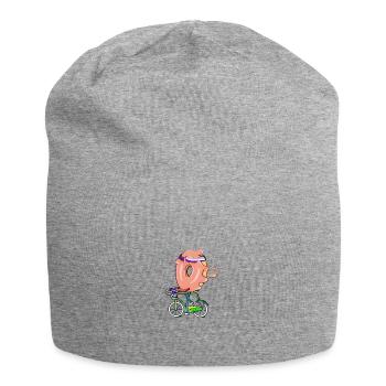 Donut bike fitness - Bonnet en jersey - gris chiné - Devant