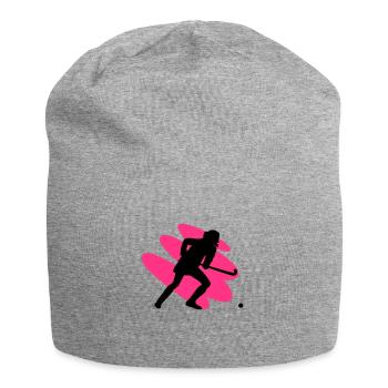 Fieldhockey Girl - Jersey-Beanie - Grau meliert - Vorne