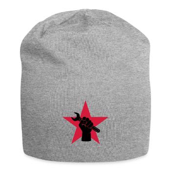 Garage - Automechaniker - Jersey-Beanie - Grau meliert - Vorne