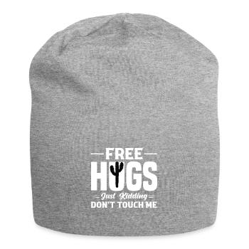 Cactus Fucculent Cactus Garden Cactus Plants - Jersey Beanie - heather grey - Front