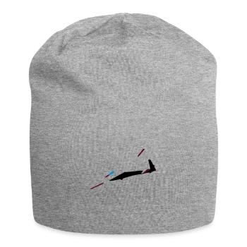 ka8 glider glider glider pilot pilot - Jersey Beanie - heather grey - Front