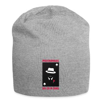 Gentlemen Godfather Godfather Sponsorship Uncle Godchild - Jersey Beanie - heather grey - Front