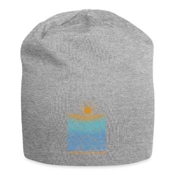 Toujours à la recherche de couchers de soleil - Bonnet en jersey - gris chiné - Devant