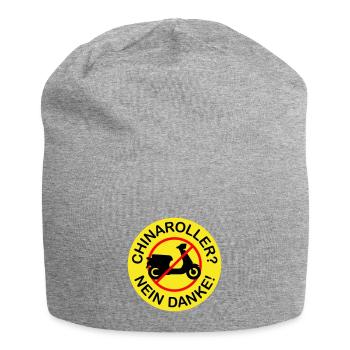 Chinaroller? Nein Danke! (3-farbig) - Jersey-Beanie - Grau meliert - Vorne