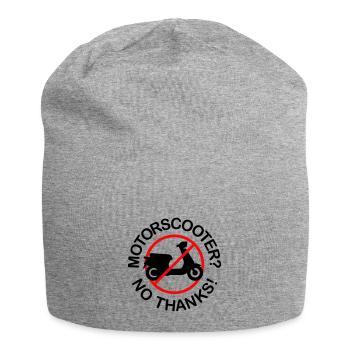 Motor Scooter? No Thanks! (2-colored) - Jersey Beanie - heather grey - Front