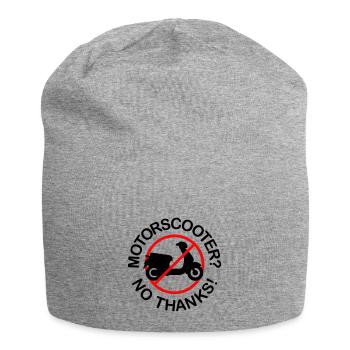 Motor Scooter? No Thanks! (2-colored) - Jersey Beanie - heather grey - Front