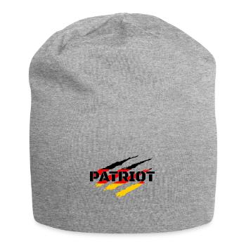 Patriot Deutsche Flagge - Jersey-Beanie - Grau meliert - Vorne