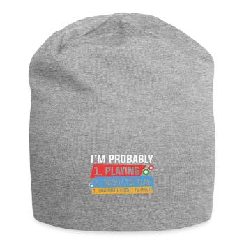 Billiards Pool Billiards Billiards Ball Billiards Cook 8Ball - Jersey Beanie - heather grey - Front