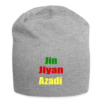 Jin Jiyan Azadi - Jersey Beanie - heather grey - Front
