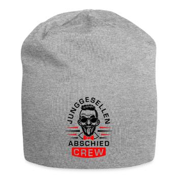 Enterrement de vie de garçon Équipage Enterrement de vie de garçon - Bonnet en jersey - gris chiné - Devant