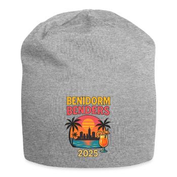 Benidorm Benders Retro Party Design - Jersey Beanie - heather grey - Front