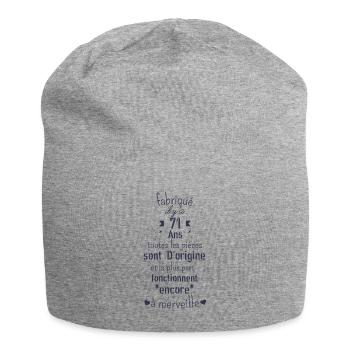 Fabriqué il y a 71 ans - Bonnet en jersey - gris chiné - Devant