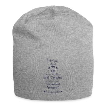 Fabriqué il y a 77 ans - Bonnet en jersey - gris chiné - Devant