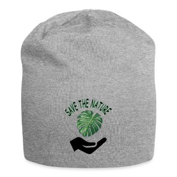Nature Conservation Nature Lovers Nature Climate Gift - Jersey Beanie - heather grey - Front