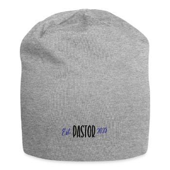 Pastor 2025 Geistlicher Glaube Gott Jesus Kirche - Jersey-Beanie - Grau meliert - Vorne