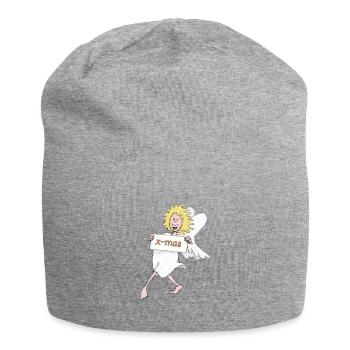 Cloud nine xmas - Jersey Beanie - heather grey - Front