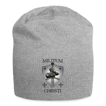 Templer + Militum Christi - Jersey-Beanie - Grau meliert - Vorne