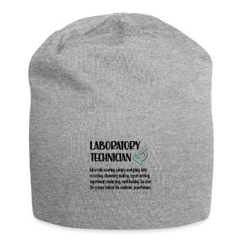 Technicien de laboratoire Technicien médical Technicien de laboratoire Tech de laboratoire - Bonnet en jersey - gris chiné - Devant