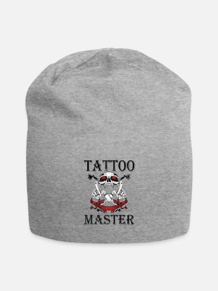 Tätowierer Tattoo Artist Tätowiert Tätowierung - Jersey-Beanie - Grau meliert
