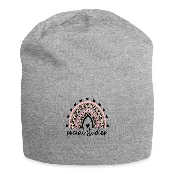 Professeur d’études sociales Cadeau Leçons d’études sociales - Bonnet en jersey - gris chiné - Devant