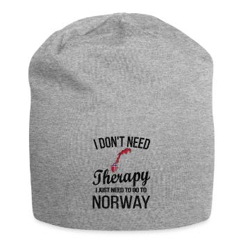 Norvégien Norvège origine drapeau norvégien - Bonnet en jersey - gris chiné - Devant