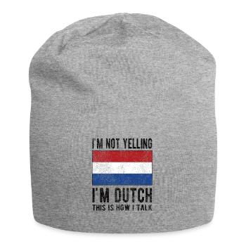 Pays-Bas néerlandais Drapeau néerlandais - Bonnet en jersey - gris chiné - Devant