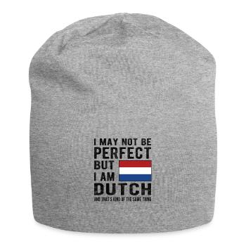 Dutch Netherlands Dutch origin - Jersey Beanie - heather grey - Front
