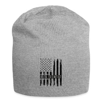 Data Scientist Geschenke Big Data Data Science - Jersey-Beanie - Grau meliert - Vorne