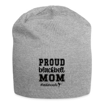 Taekwondo Maman Fière Taekwondo Mère Cadeau - Bonnet en jersey - gris chiné - Devant