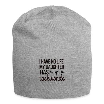 Taekwondo Maman Fière Taekwondo Mère Cadeau - Bonnet en jersey - gris chiné - Devant