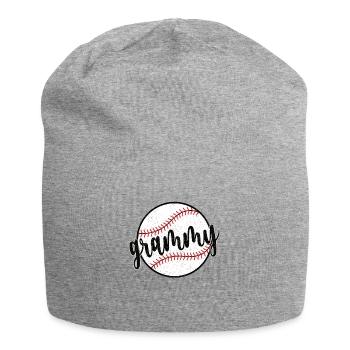 Grammy Oma Eines Baseballspieler Baseball Grammy - Jersey-Beanie - Grau meliert - Vorne