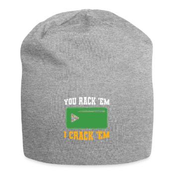 Billiards Pool Billiards Billiards Ball Billiards Cook 8Ball - Jersey Beanie - heather grey - Front