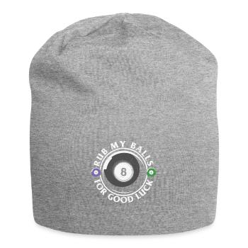 Billiards Pool Billiards Billiards Ball Billiards Cook 8Ball - Jersey Beanie - heather grey - Front