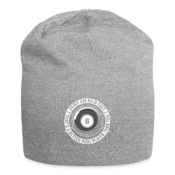 Billard Piscine Billard Billard Boule Billard Billard Cuisine 8Ball - Bonnet en jersey - gris chiné - Devant