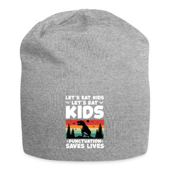 Venez manger des enfants Comma Put Save lives - Bonnet en jersey - gris chiné - Devant