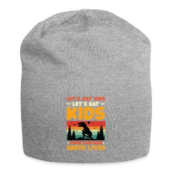 Venez manger des enfants Comma Put Save lives - Bonnet en jersey - gris chiné - Devant