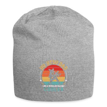 Jiu Jitsu BJJ Jiu-Jitsu Brésilien Père Papa Man - Bonnet en jersey - gris chiné - Devant