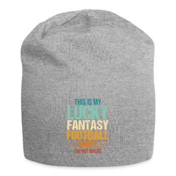Fantasy Football Father Legend Husband Fantasy - Jersey Beanie - heather grey - Front