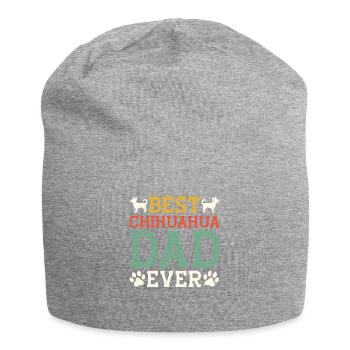 Life is better Chihuahua owner dog - Jersey Beanie - heather grey - Front