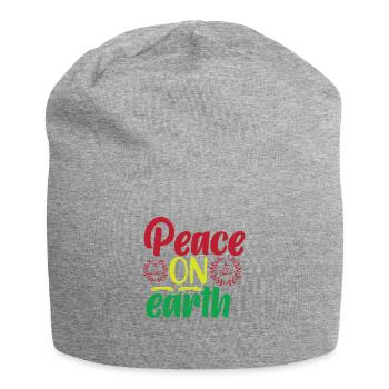 Paix Paix Amour Paix Mondiale Paix - Bonnet en jersey - gris chiné - Devant