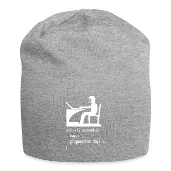 Cadeau de programmeur développeur de logiciels - Bonnet en jersey - gris chiné - Devant