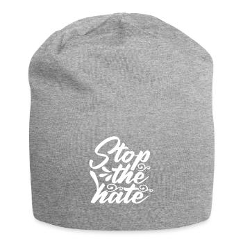 Nationalité Homme Contre le racisme Droits de l’homme - Bonnet en jersey - gris chiné - Devant