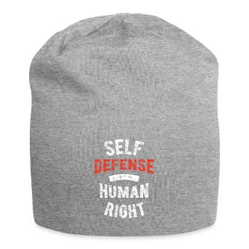 Krav Maga Self Défense Arts Martiaux Cadeau - Bonnet en jersey - gris chiné - Devant