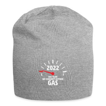Prix du gaz Inflation Gouvernement Gaz froid Hiver Cher - Bonnet en jersey - gris chiné - Devant
