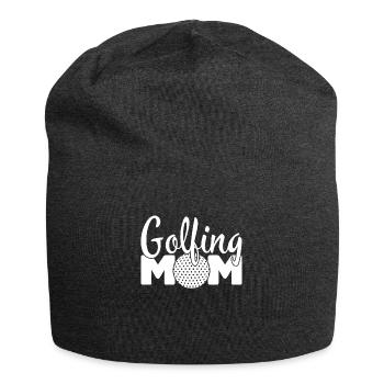 Golfers Golfers Golf clubs Golfing Golf mother - Jersey Beanie - charcoal grey - Front
