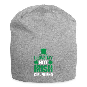 Ich liebe meine heiße irische Freundin - Jersey-Beanie - Grau meliert - Vorne