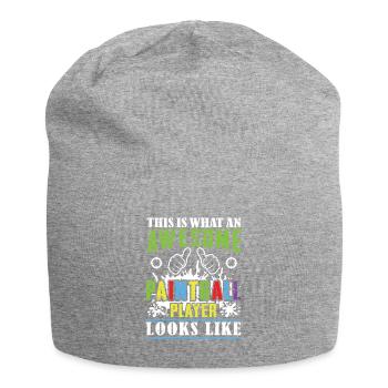 Cadeau Paintball Paintballer Joueur de Paintball - Bonnet en jersey - gris chiné - Devant