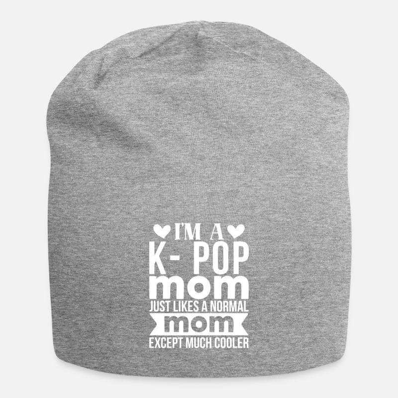 K-Pop Kpop Mama Gift Idea - Jersey Beanie - heather grey