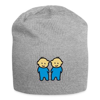 Twins Twins - - Bonnet en jersey - gris chiné - Devant